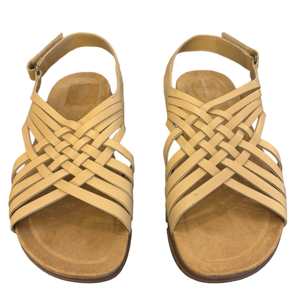 Easy Spirit Women’s Beige‎ Leather Mar Sandals Size 8.5